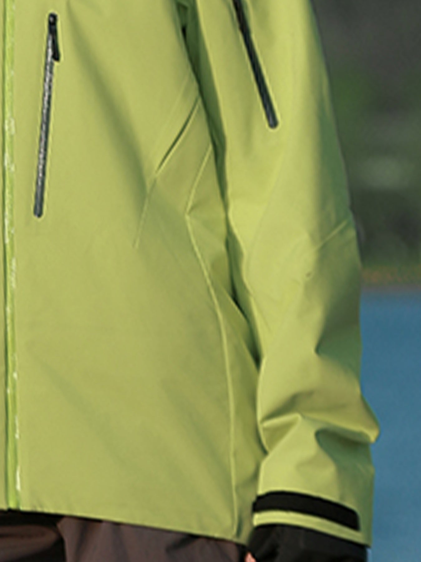 Women's Yellow Hooded Winter Jacket with Zippered Pockets and Drawstring