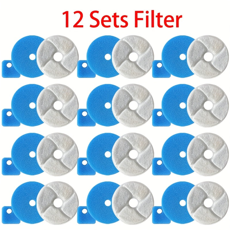 8 Replacement Carbon Filters for Cat Water Fountain
