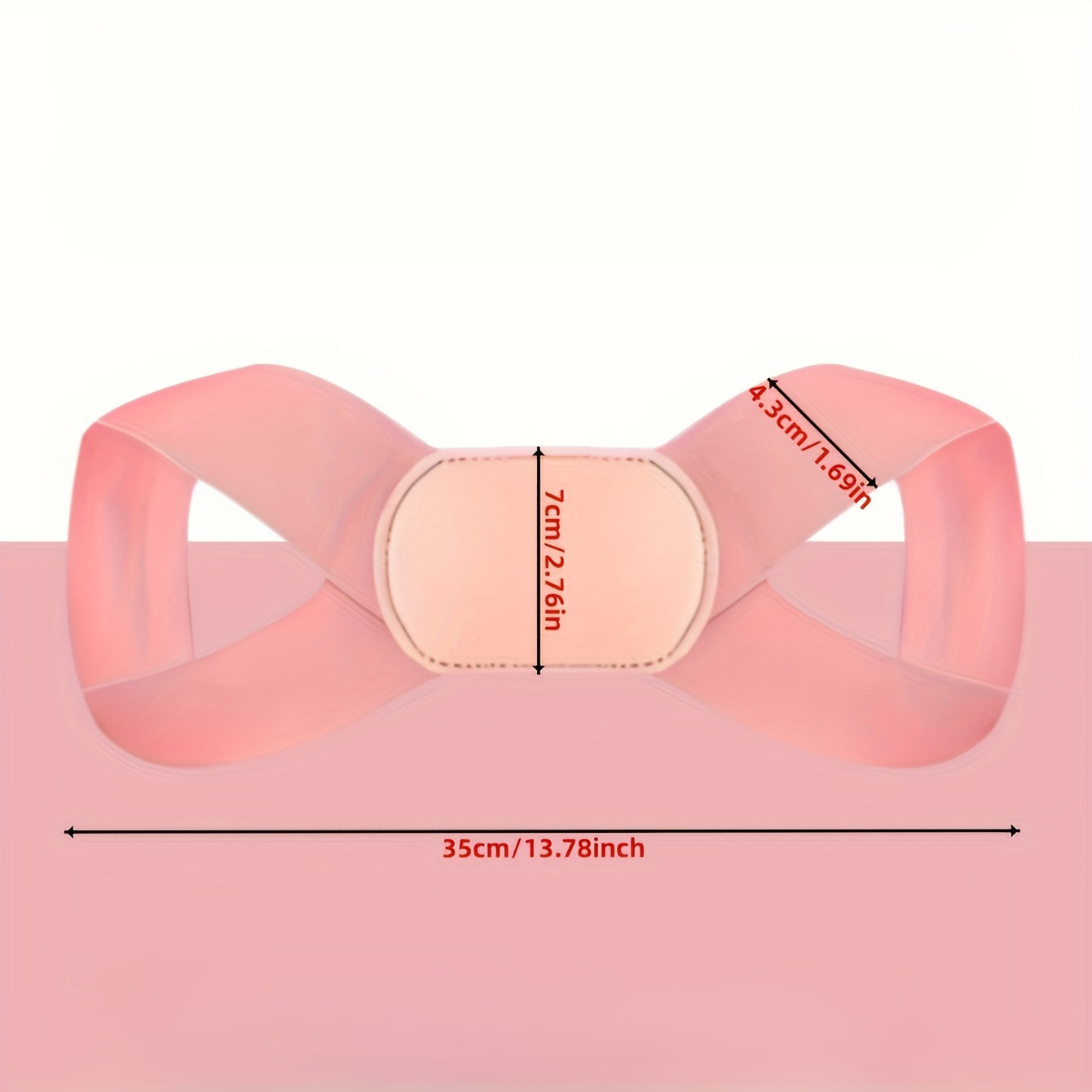 Unisex Adjustable Posture Support Brace Breathable Mesh Back Support for Men and Women