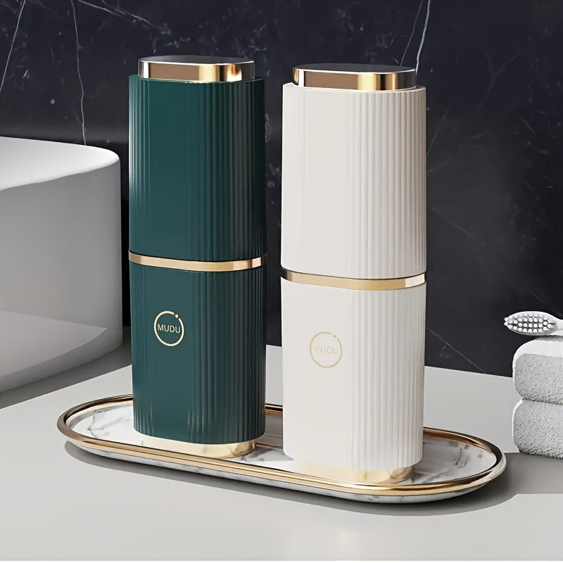 Bathroom Storage Box for Toothbrushes and Essentials Plastic White Compact