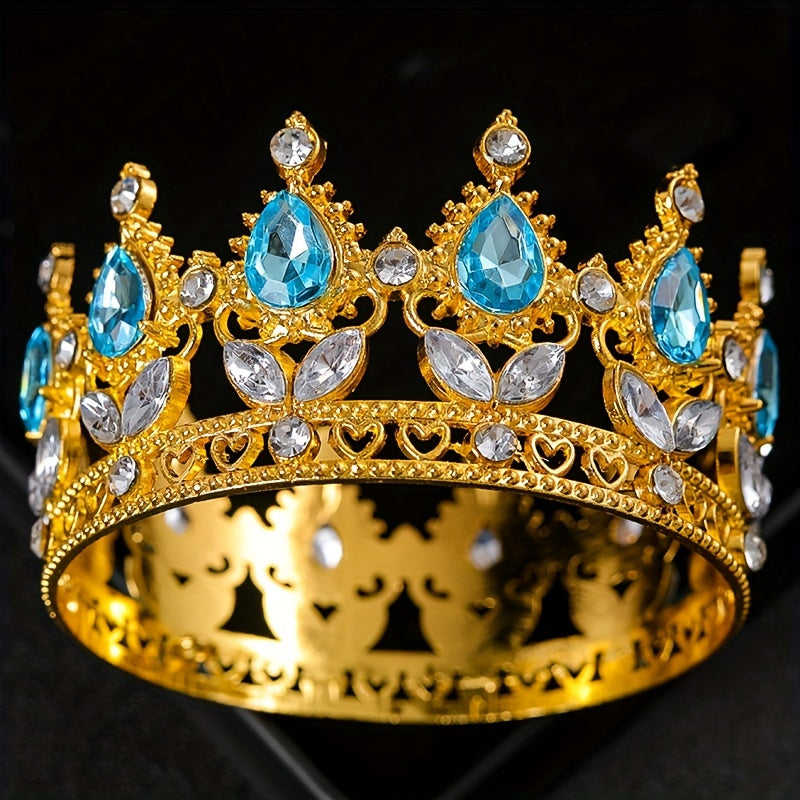 Nayrangli to'y soati uchun nafis to'y qiroli tiara, soch aksessuari