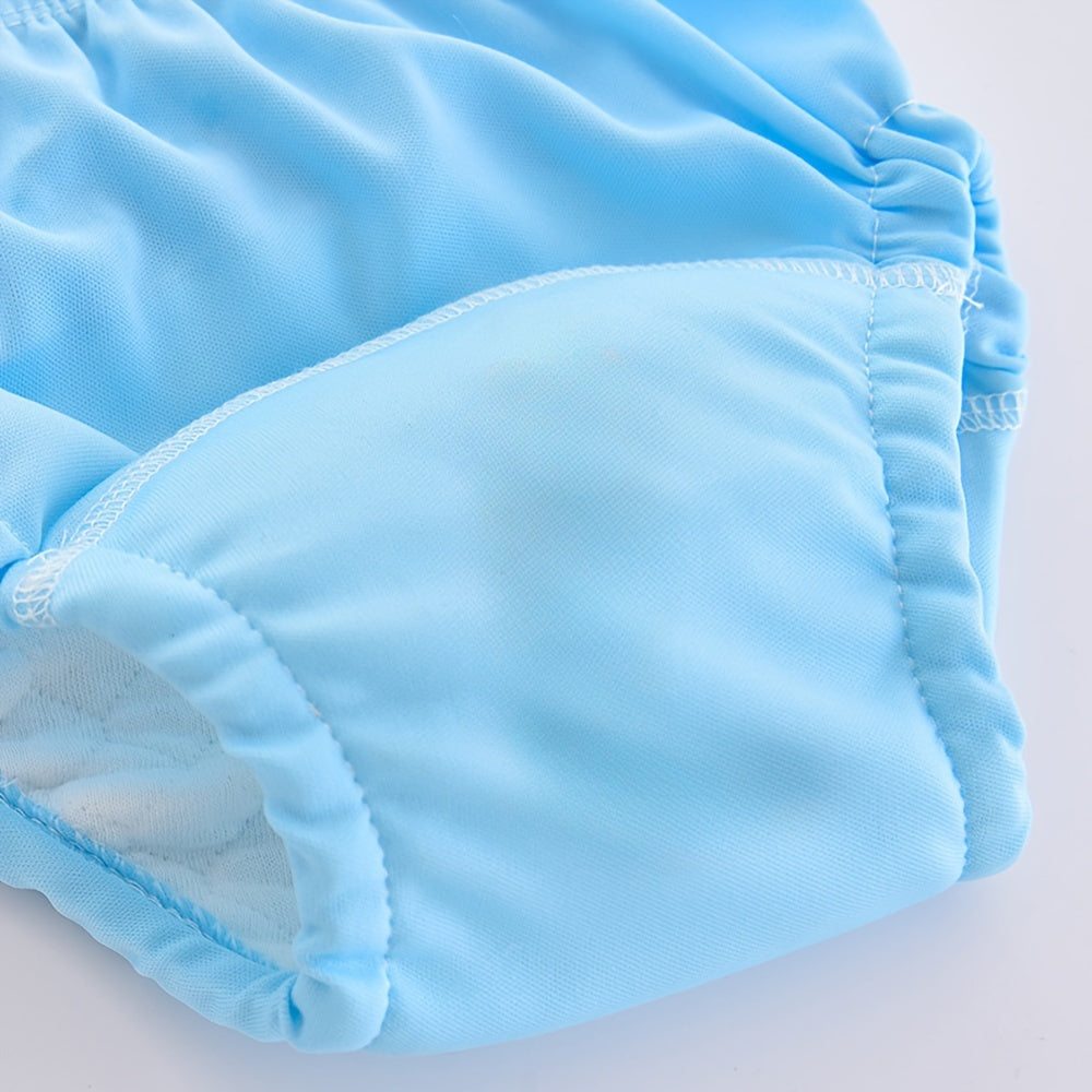 Juego de 3 calzoncillos reutilizables de algodón transpirable para entrenamiento para ir al baño para niños pequeños
