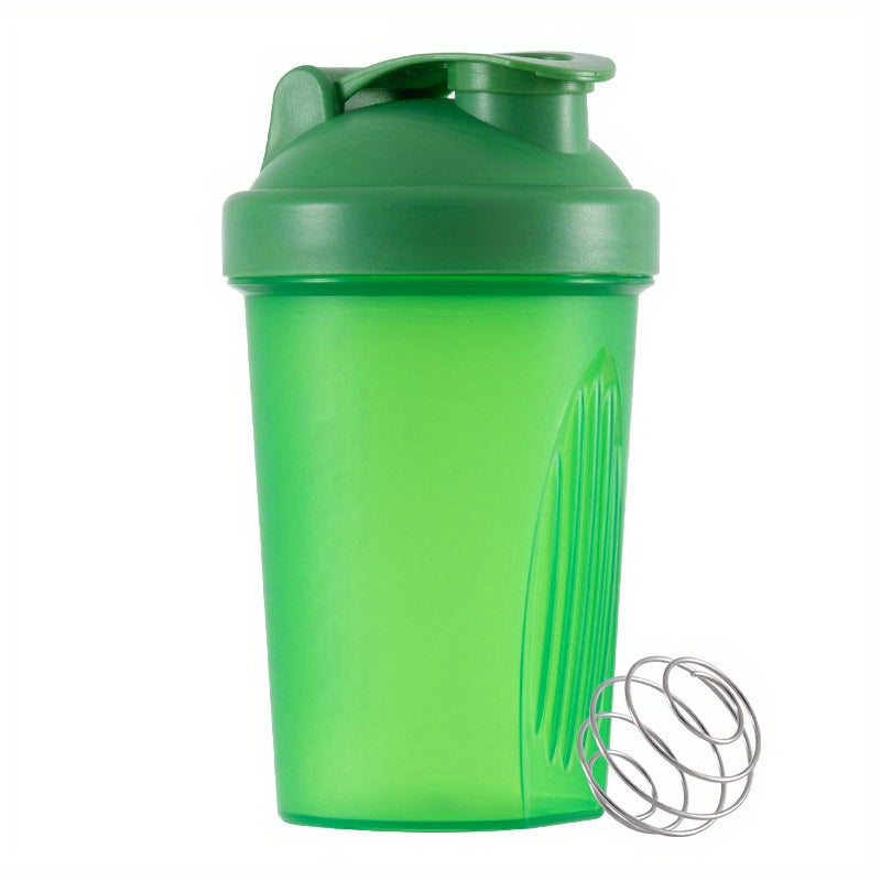 Multicolored Plastic Shaker Cup 13.5oz with Stirring Ball for Fitness and Workouts