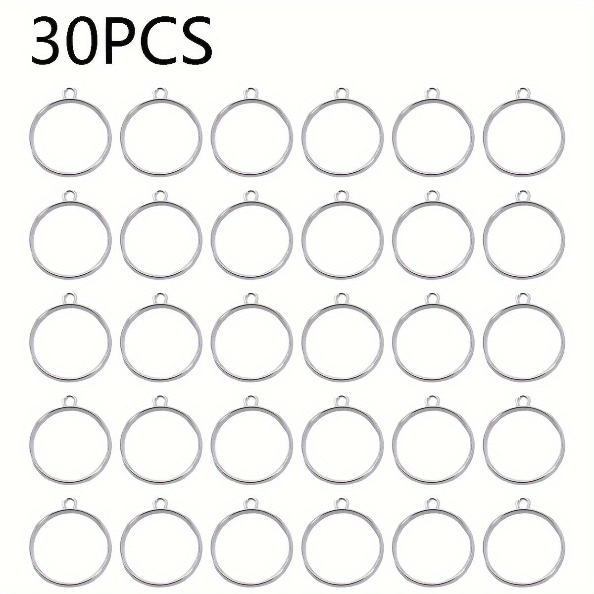 Jewelry Making Kit with 30 Alloy Drop Pendants for Necklaces Bracelets Earrings