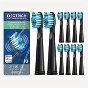 Replacement Electric Toothbrush Heads for Multiple Models Standard Size White