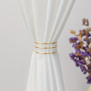 Golden Curtain Tiebacks Yarn Curtain Buckle Accessories 2 Pack