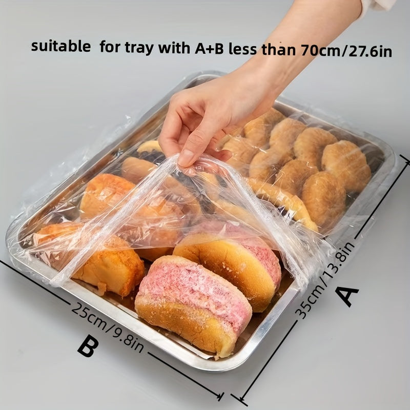 Reusable Elastic Food Cover for Trays, Bread, Fruits, Veggies, Sweets