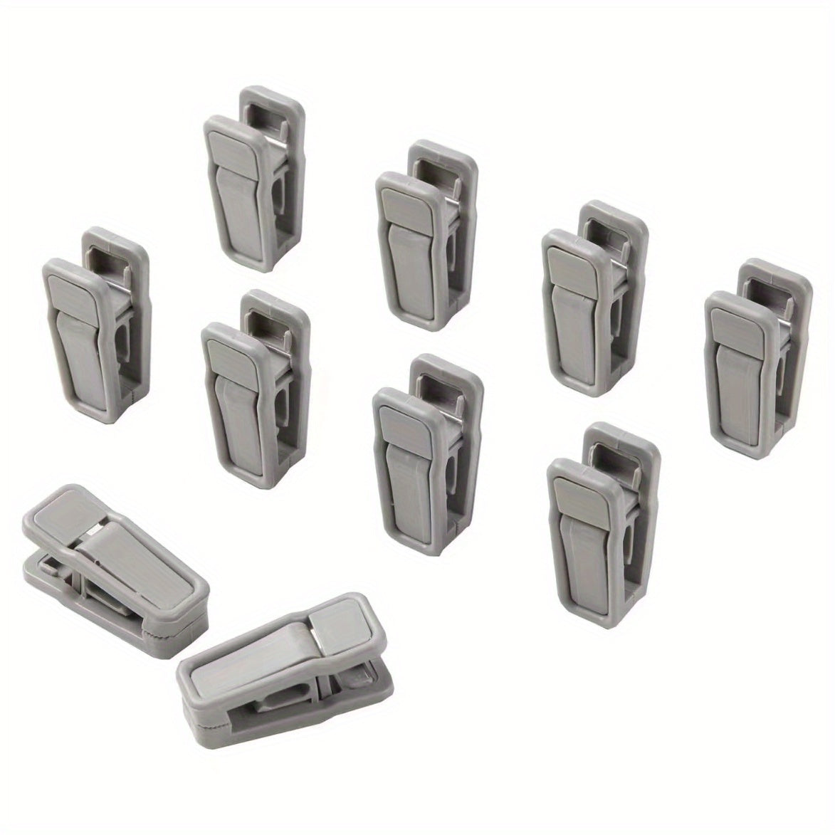 30 Қаттиқ пластик кийим клиплари, қуёшга ва шамолга қарши мослашган ABS материалидан тайёрланган