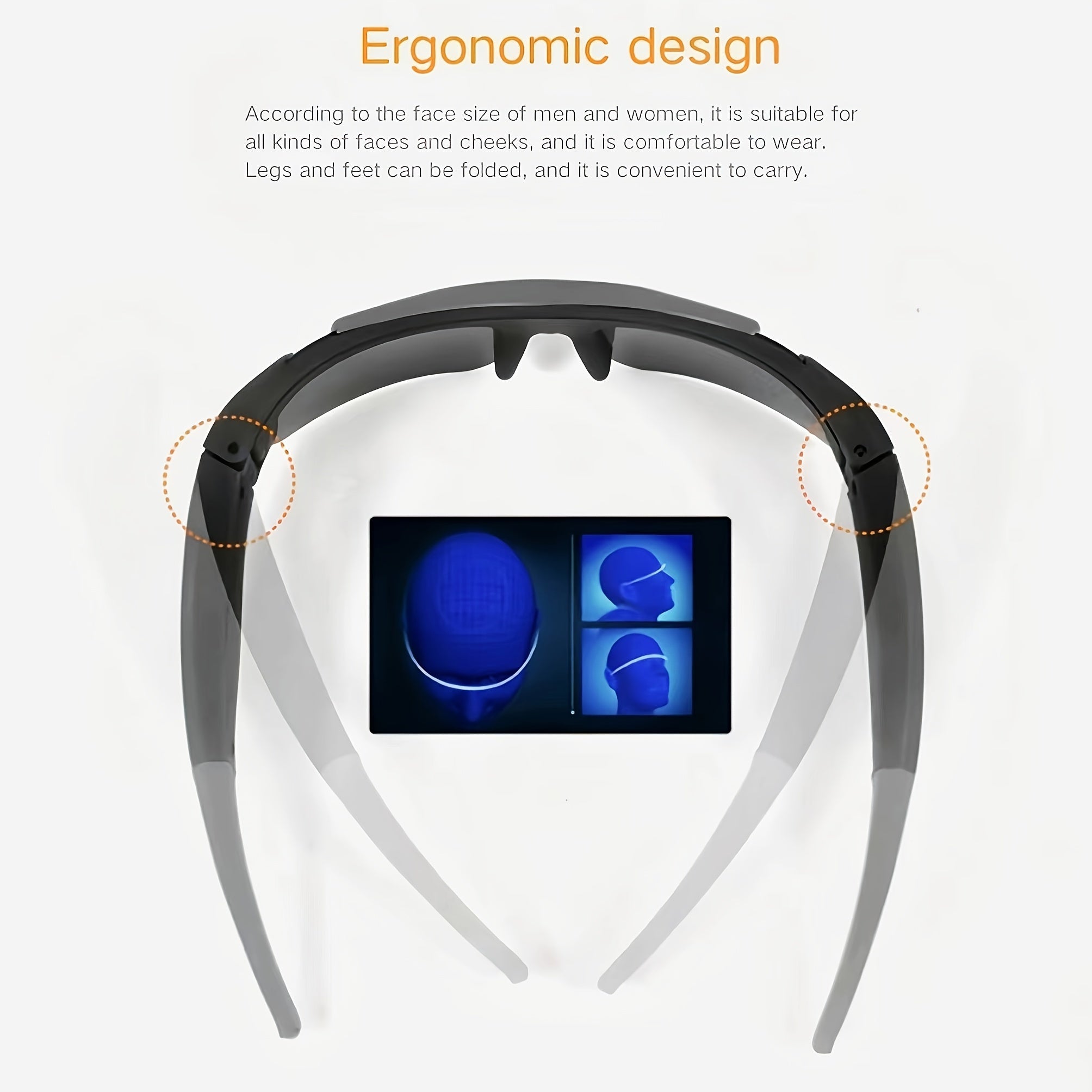 Gafas inteligentes de vídeo HD 1080P con tarjeta de 32GB, impermeables, visión nocturna, inalámbricas para ciclismo, senderismo y conducción