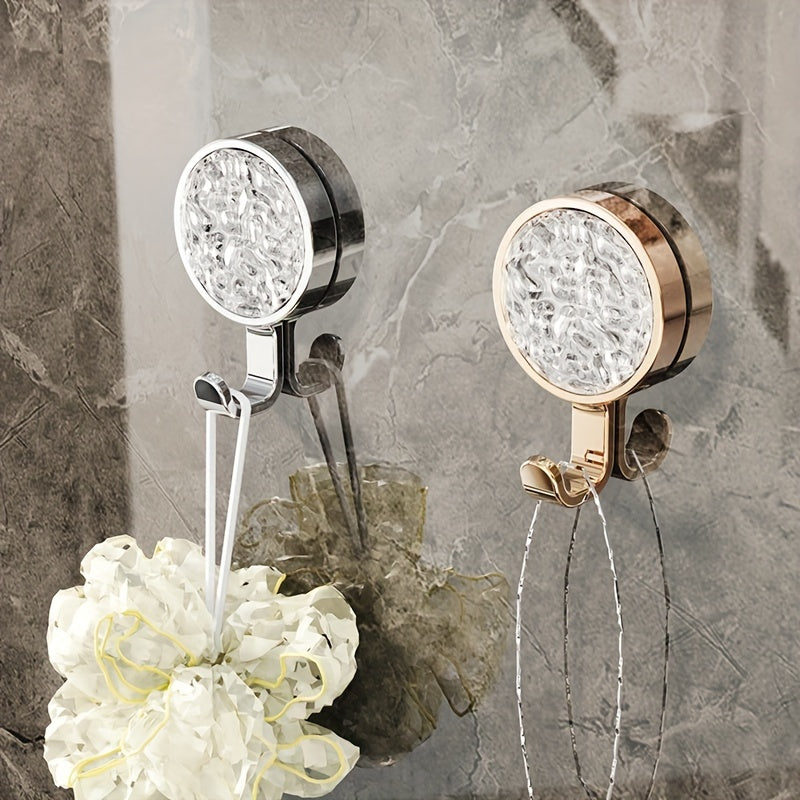 Glacier Pattern Wall Hook Set Seamless Non-perforated Bathroom Door Hanging