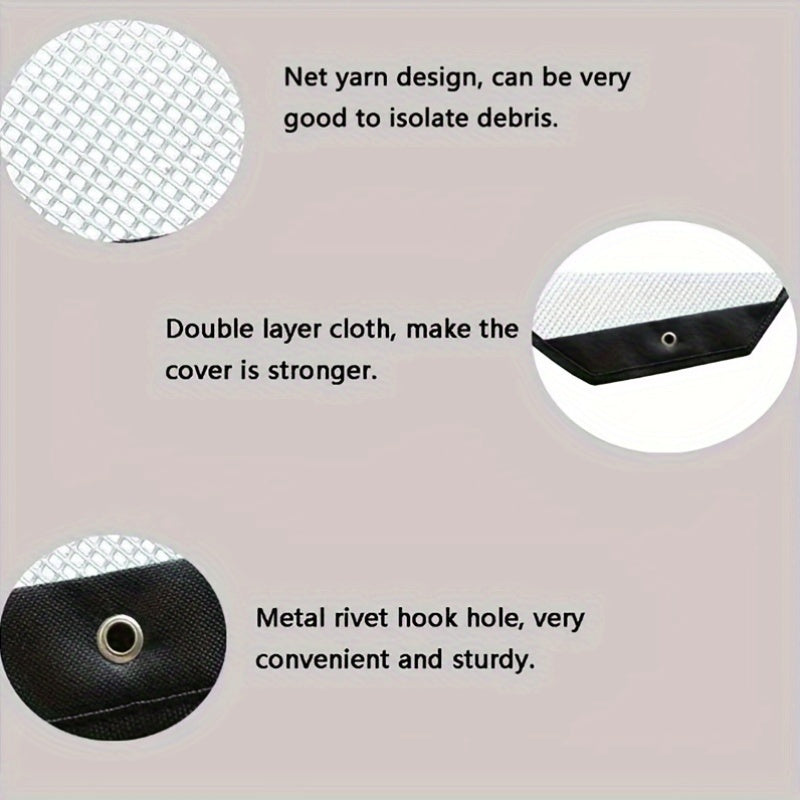 Durable Outdoor Air Conditioner Cover 91.44cm Windproof Dustproof Ventilated