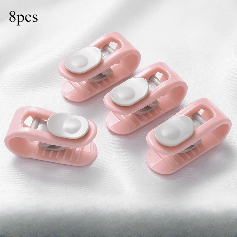 Set of 8 16 24 Bed Sheet Clips Non-Slip Quilt Grippers Fasteners for Bedding