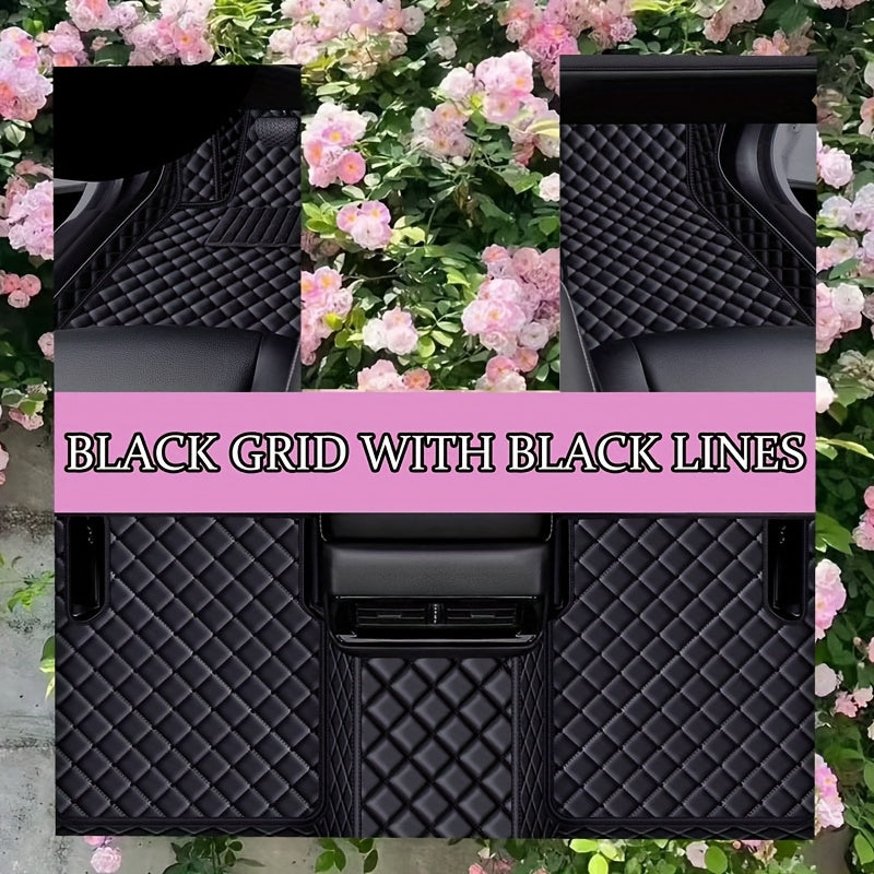 Sun’iy charm avtomobil pol pozvoloqli mato, suv o'tkazmaydigan, barcha mavsumlar uchun to'liq qamrov, chap haydovchi uchun