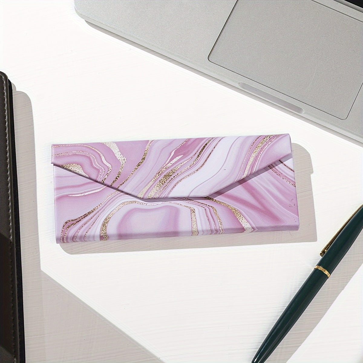 Pink Folding Eyewear Storage Box for Women Pack of 2