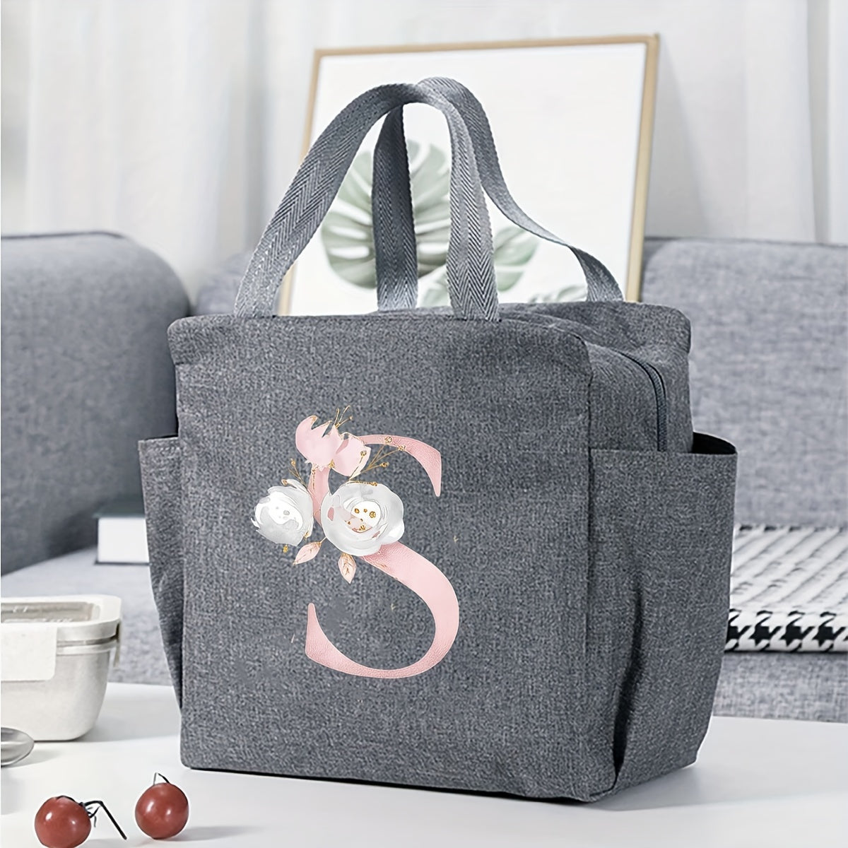 Очаровательная мультяшная сумка для обеда - прочная, утепленная полиэстеровая коробка для обеда, идеально подходящая для школы, работы, кемпинга и пикников, идеальна для возвращения в школу и весенних развлечений.