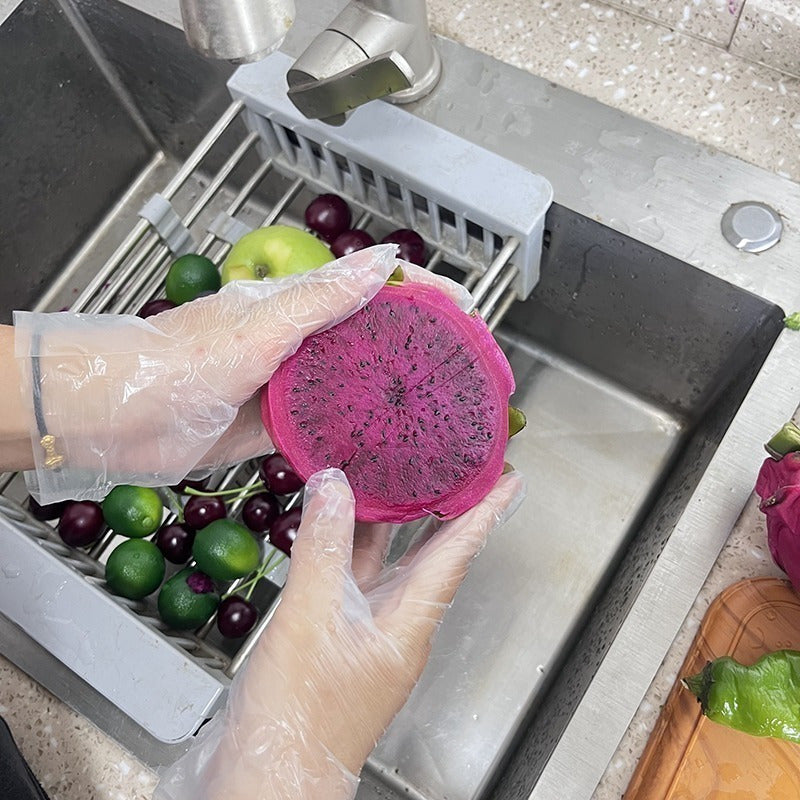 Single-Use TPE Gloves Food Handling Cleaning Home Hygiene Disposable Plastic Hand Protection