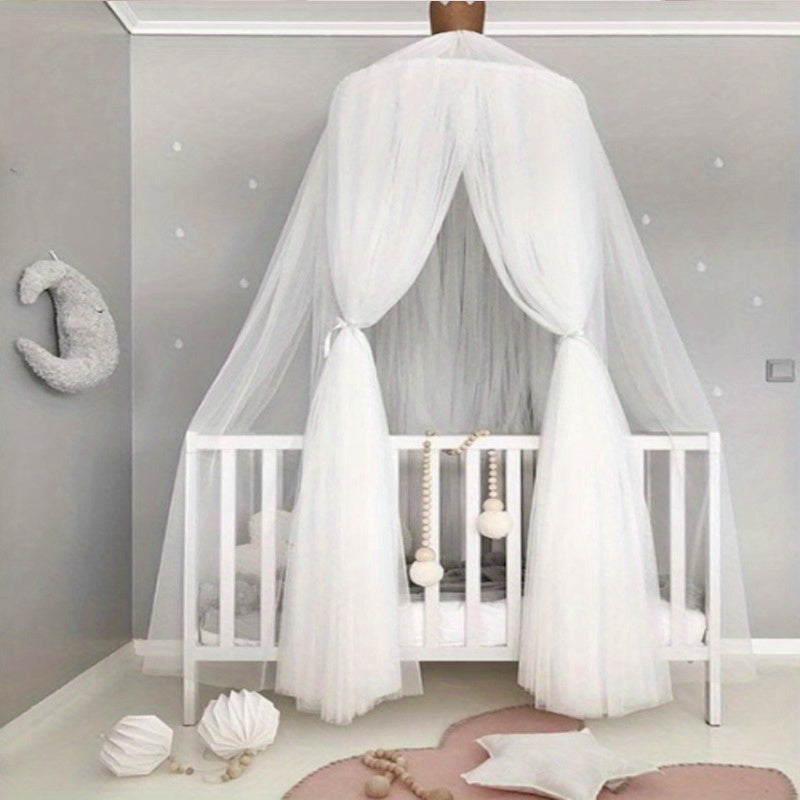 Children's Princess Bed Canopy Dome Tent Mesh Bed Curtain for Kids Bedroom Decoration