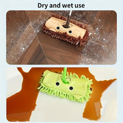 Mini Dual-Use Household Mop for Floors, Portable Plastic Cleaning Tool