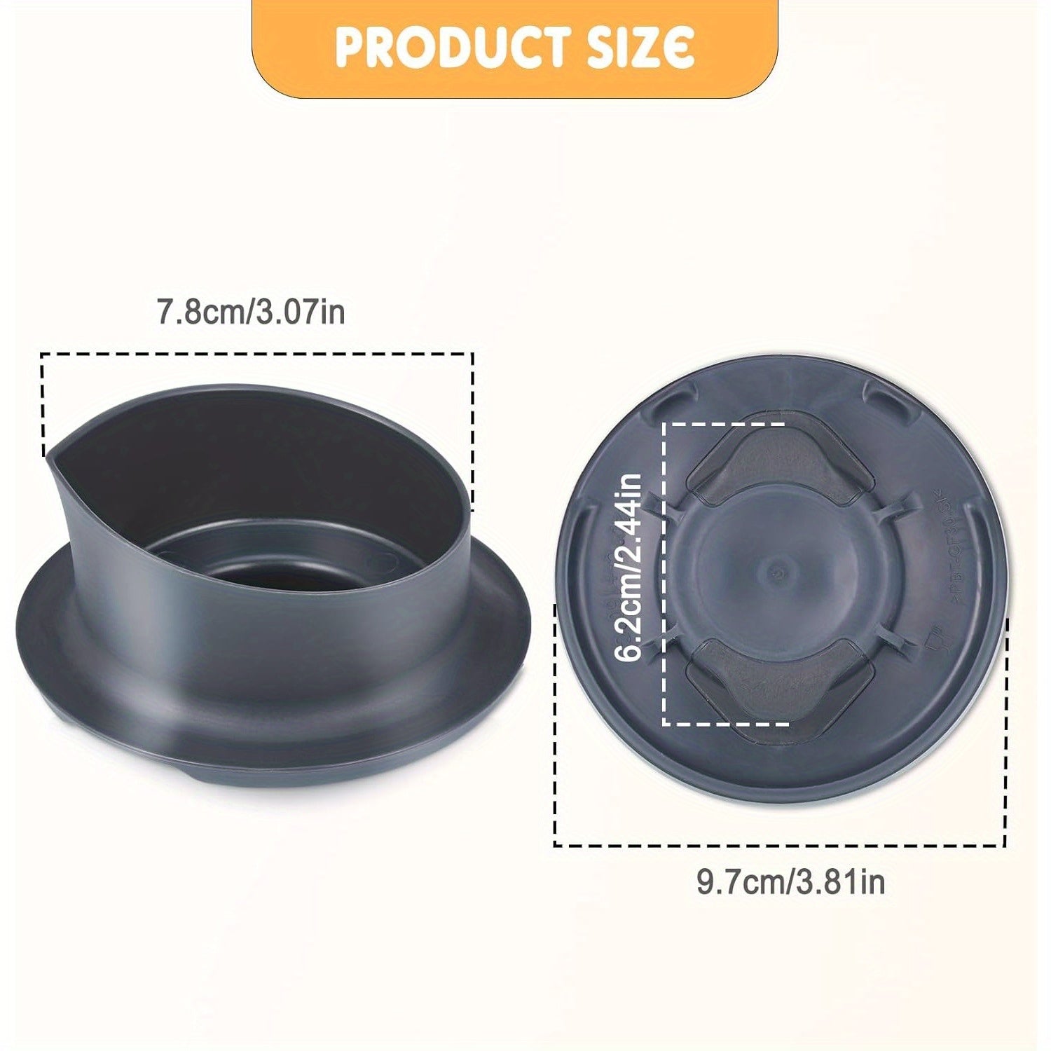 Measuring Cup Heat-Resistant Plastic with Scale for TM6 TM5