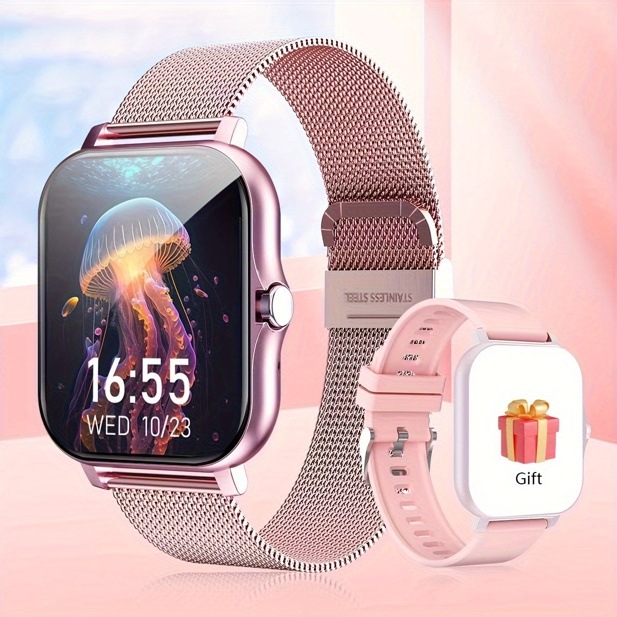 Reloj inteligente deportivo táctil HD de 1.83 pulgadas para hombres y mujeres con función de llamadas y modo multideporte