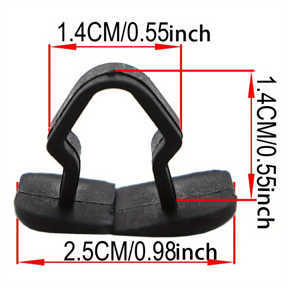 10 Pcs Engine Hood Retainer Clips Sound Insulation Rivets for Car Vehicles