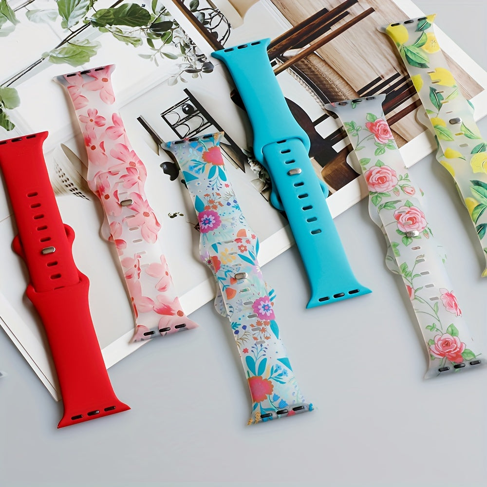 Silicone Sport Watch Bands for All iWatch Models 38mm to 49mm Replacement Straps