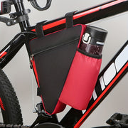 Bolsa para cuadro de bicicleta de montaña, resistente a la intemperie, organizador de almacenamiento para ciclismo