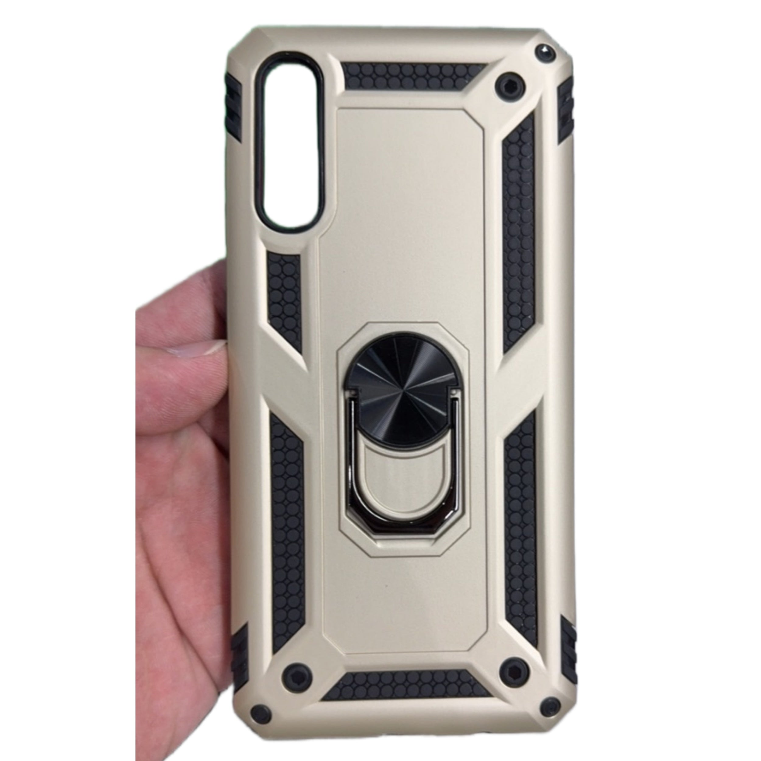 Shockproof Phone Case for Samsung Galaxy A Series with Ring Kickstand and Air Cushion Protection