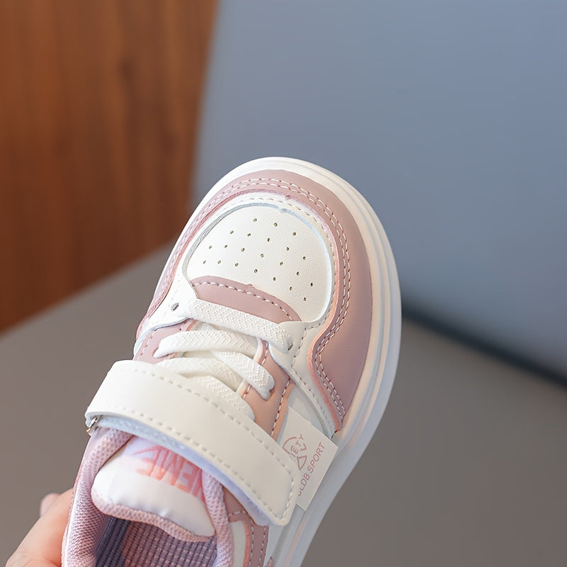 Kids White Sneakers for Boys and Girls Age 1-6 Lightweight Casual Running Shoes