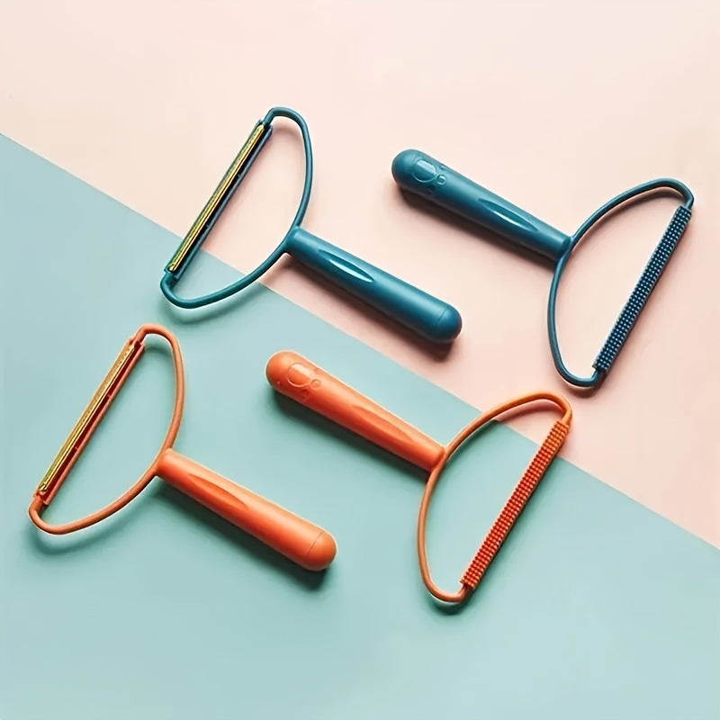 Double-Sided Manual Fabric Shaver for Clothes and Sweaters Plastic Portable Home Travel