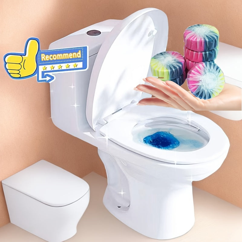 Avtomatik hojatxona tozalash uchun to'plam, gazlangan tabletkalar, kislotalarni olib tashlash, deodorant, dog'larni olib tashlovchi