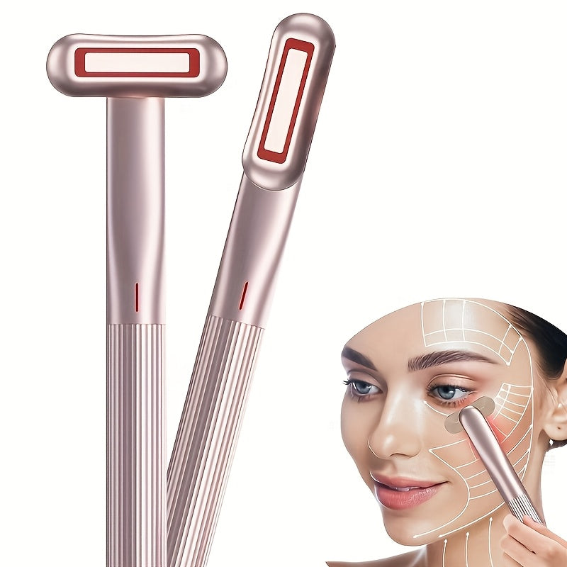 Facial Beauty Eye Device with Massager for Home Skincare Rechargeable Lithium Battery
