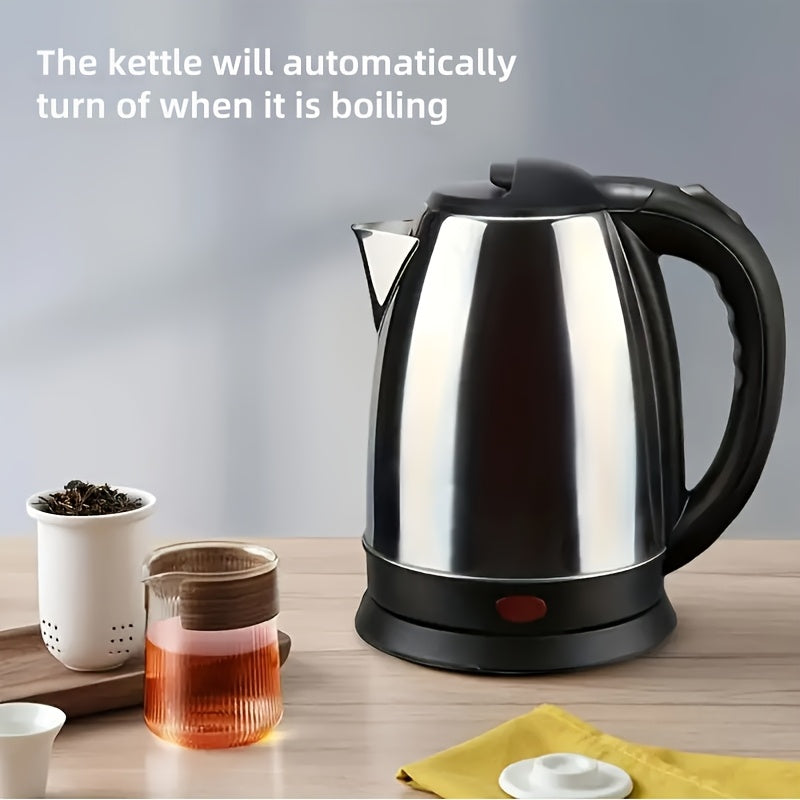Stainless Steel Electric Kettle Large Capacity Fast Heating Automatic Shutoff