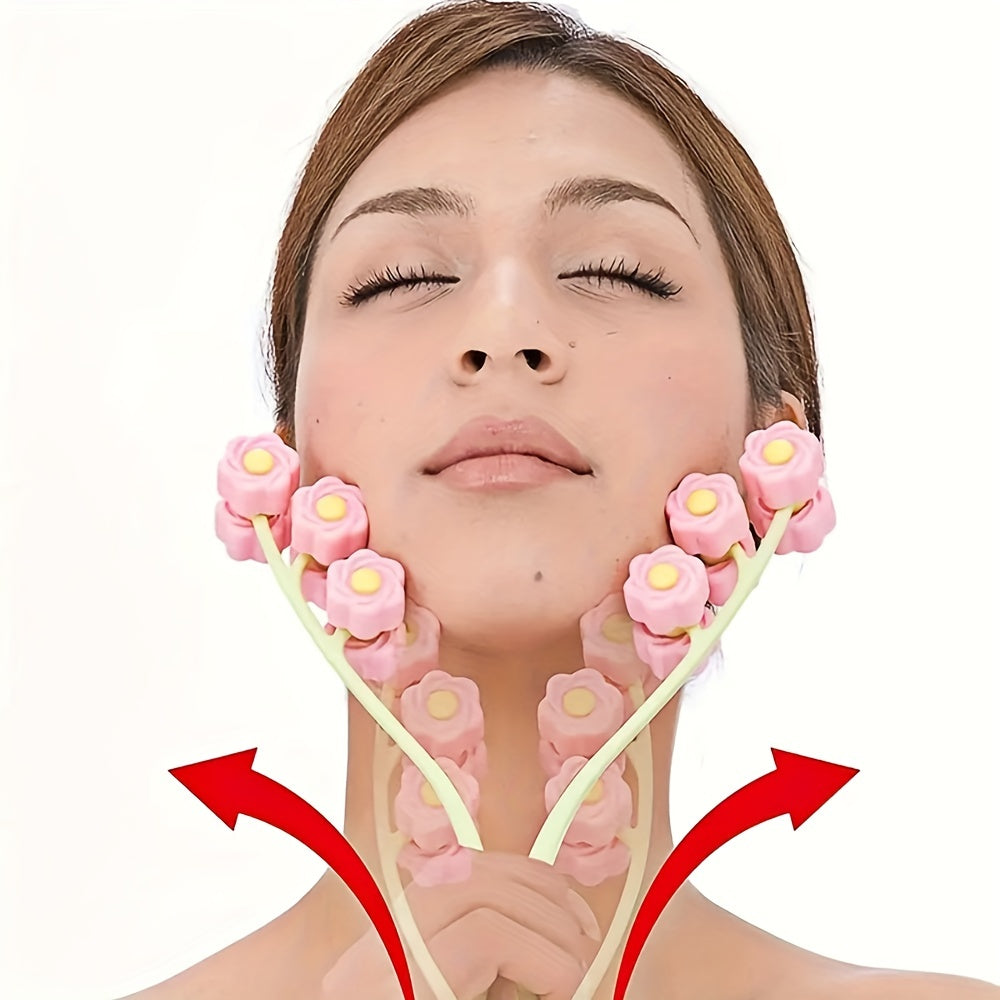 Flower Face Massager for V Face Firming Facial Massage Tool Unscented