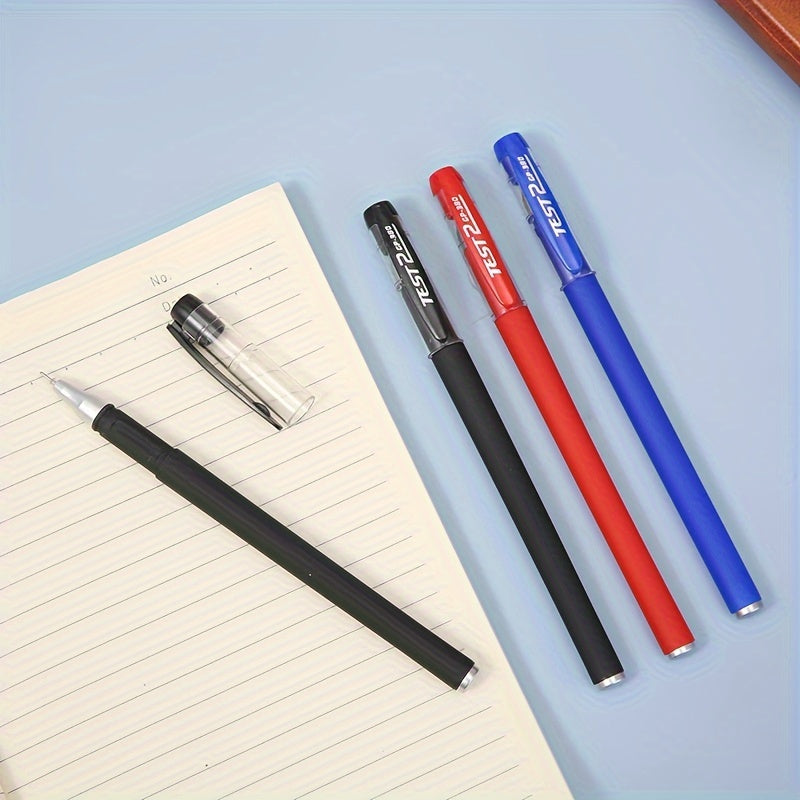 26-Piece Gel Pen Set with Black Blue Red Ink 0.5mm Tips for School Office