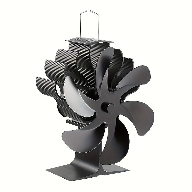 Heat Powered Fan for Wood Stove Fireplace Pellet Stove Distributes Warm Air