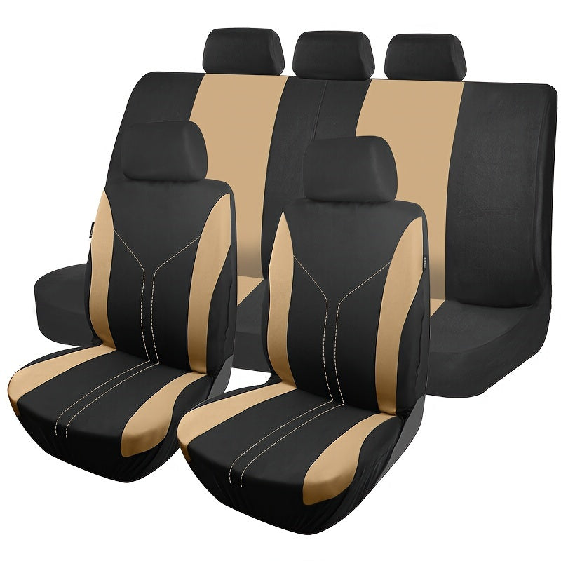 Women Universal Car Seat Covers Set, 9-Piece Auto Cushion Protectors