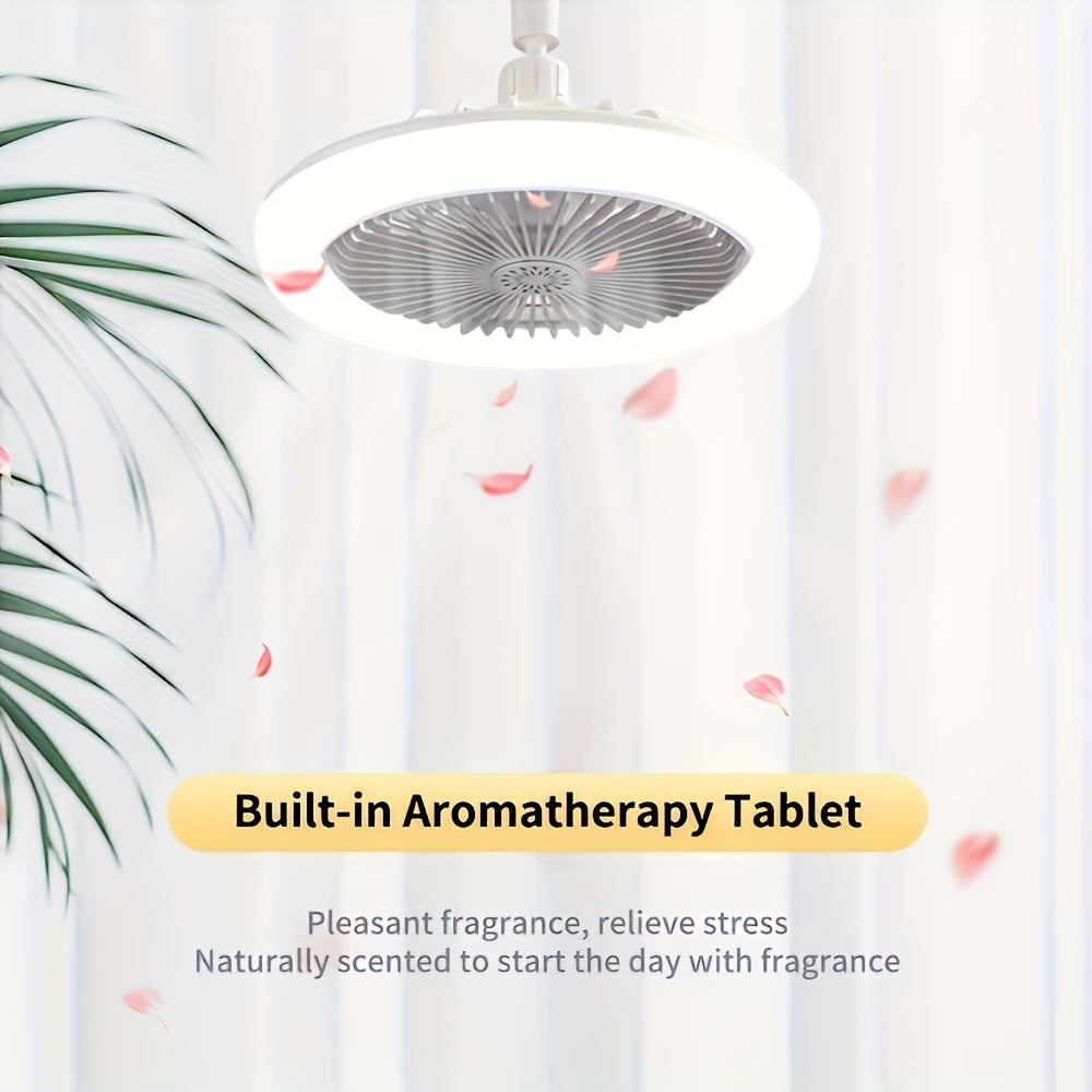 30W LED Ceiling Fan with Remote Control and Adjustable Light for Indoor Rooms