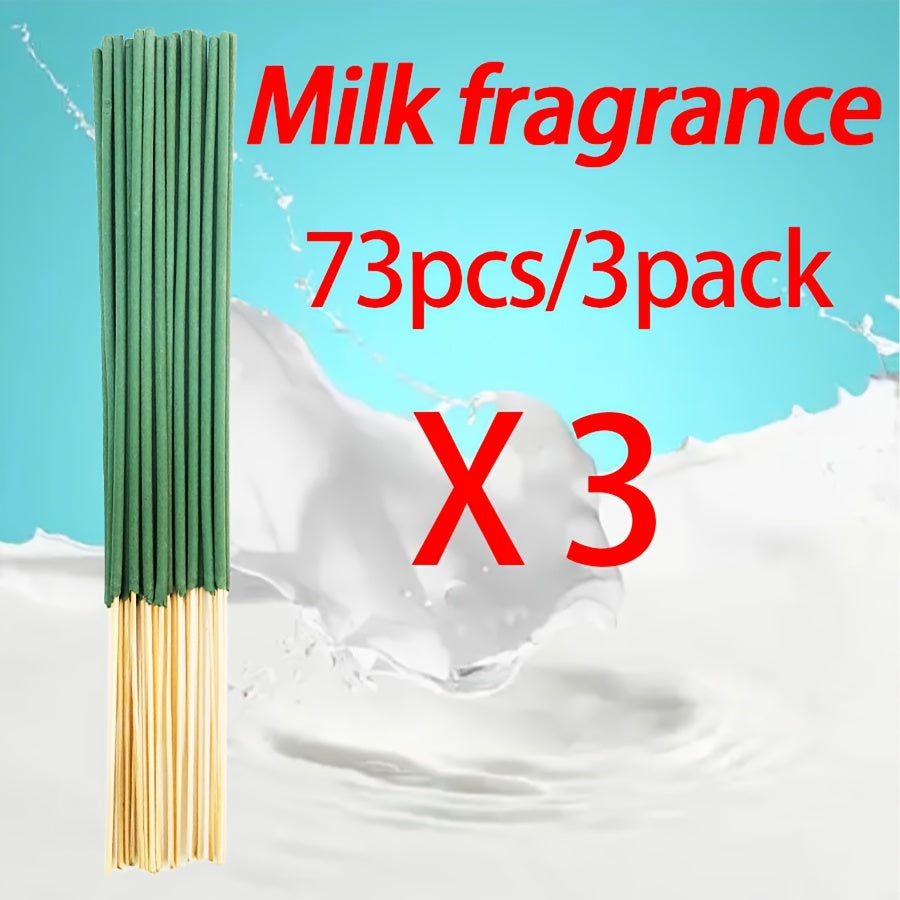 24-Pack Handmade Bamboo Incense Sticks 22cm with 7 Aromatic Scents for Home Use