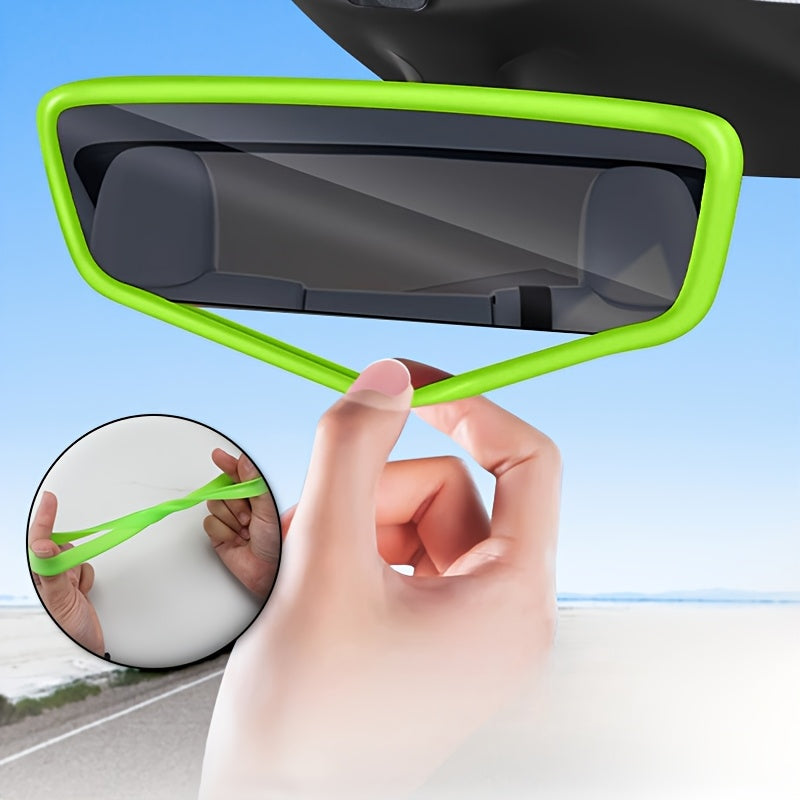 Universal ko'p rangli silikon avtomobil oyna qopqog'i shokga chidamli, chizishga qarshi himoya qiluvchi