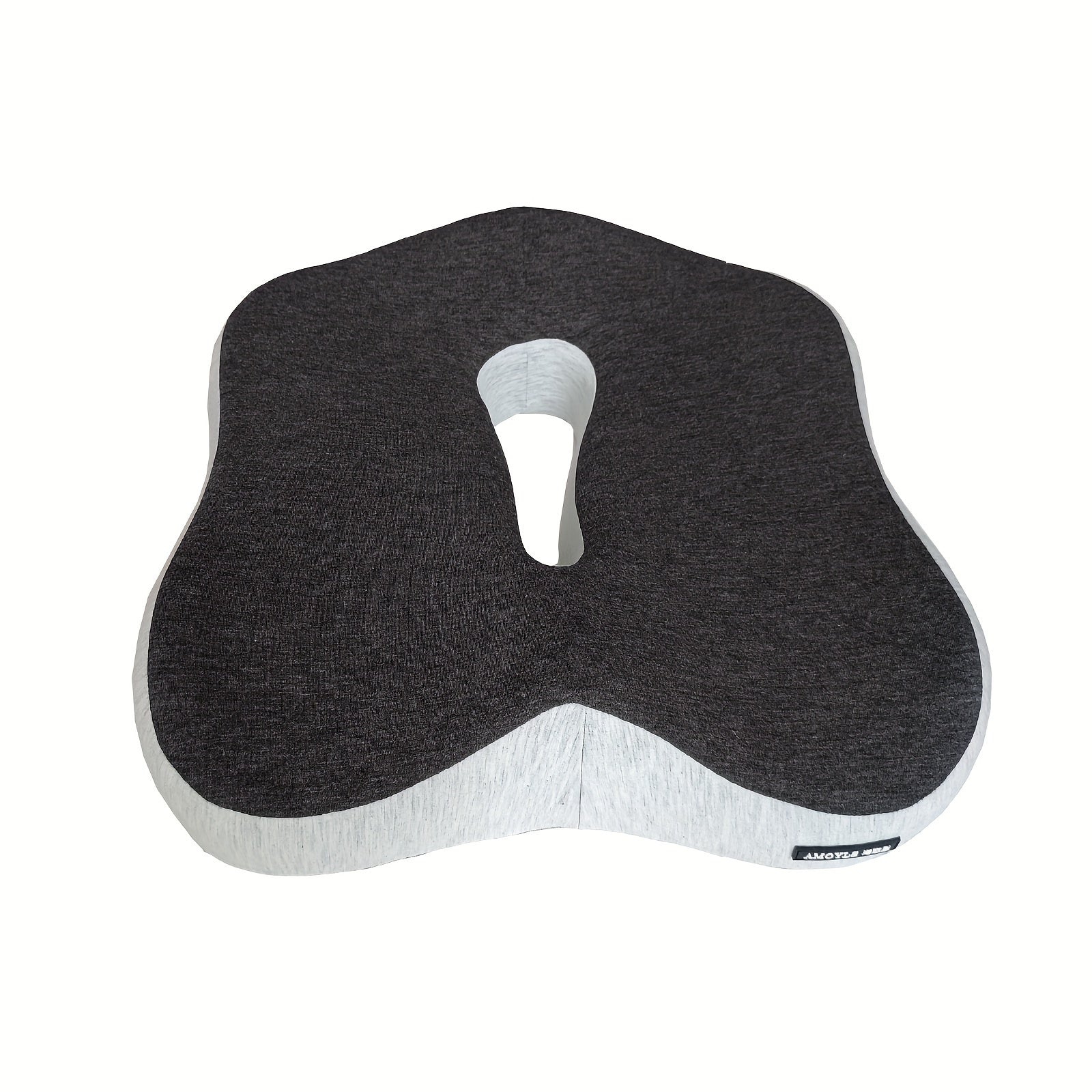 Cojín de espuma viscoelástica para oficina y coche para dolor de espalda, ciática, antideslizante, soporte para cadera