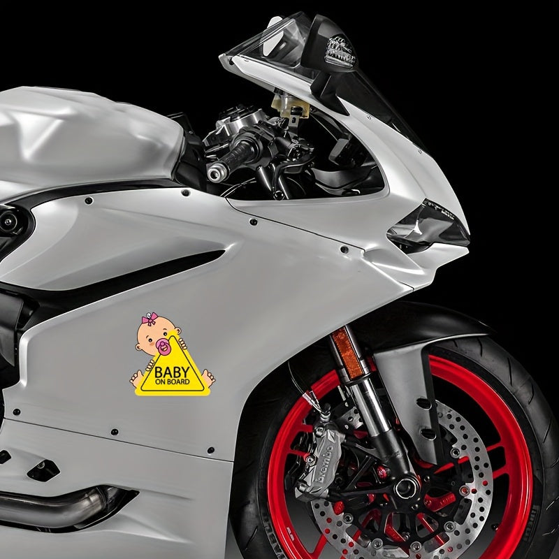 Baby Safe Car Decal Sticker Clear Vinyl for Child Safety