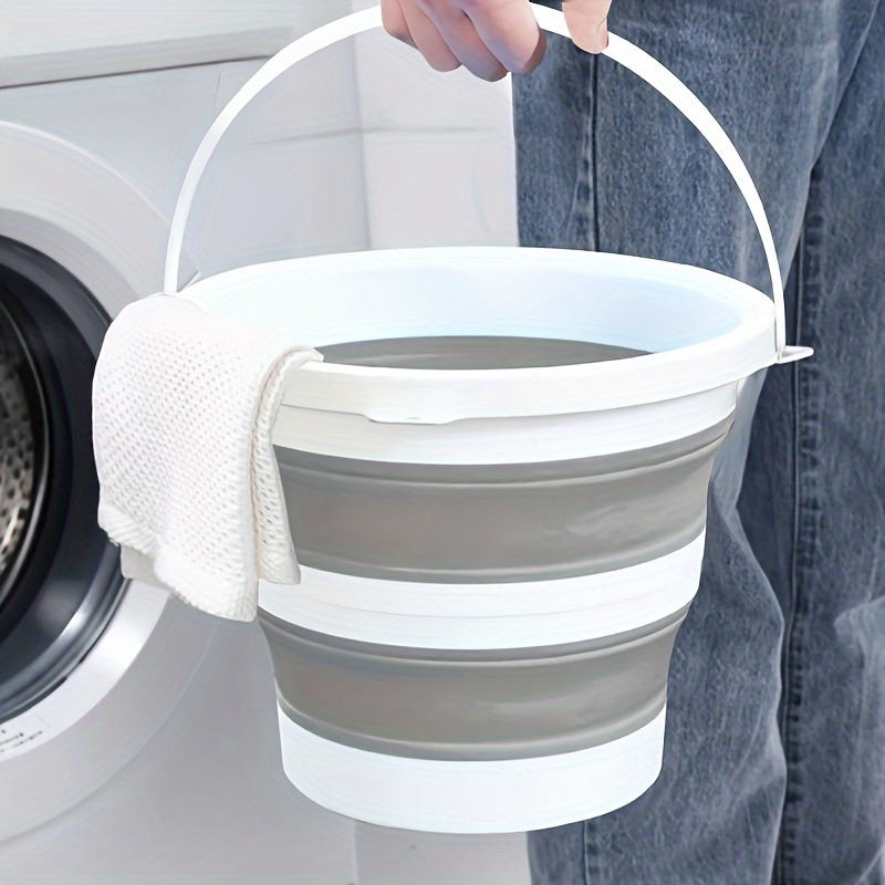 Collapsible Silicone Travel Bucket for Car Wash and Outdoor Use