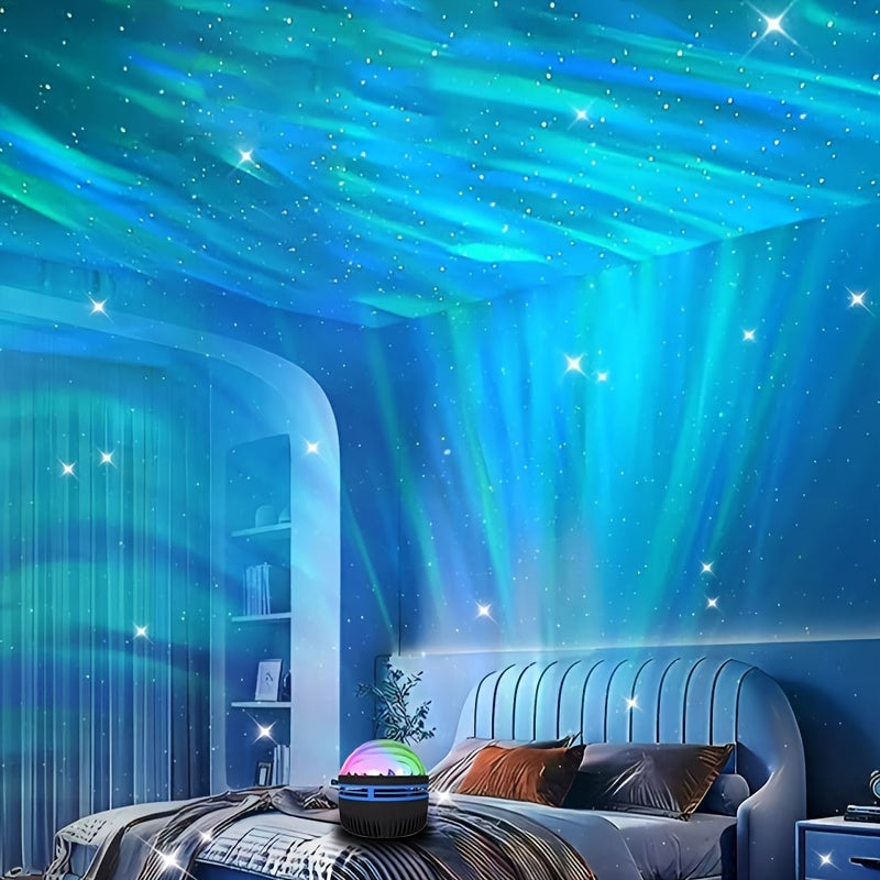 Water Ripple Projection Lamp USB Powered for Bedroom Living Room Decor