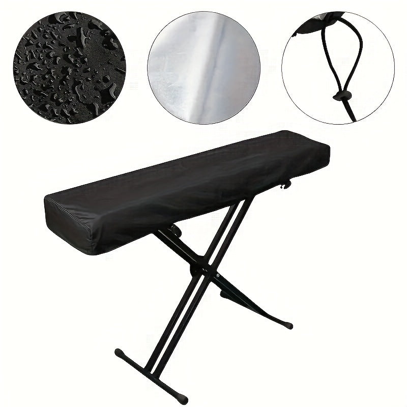 Waterproof Piano Dust Cover for 61/88 Key Electronic Keyboard Dust-Resistant Full Enclosure
