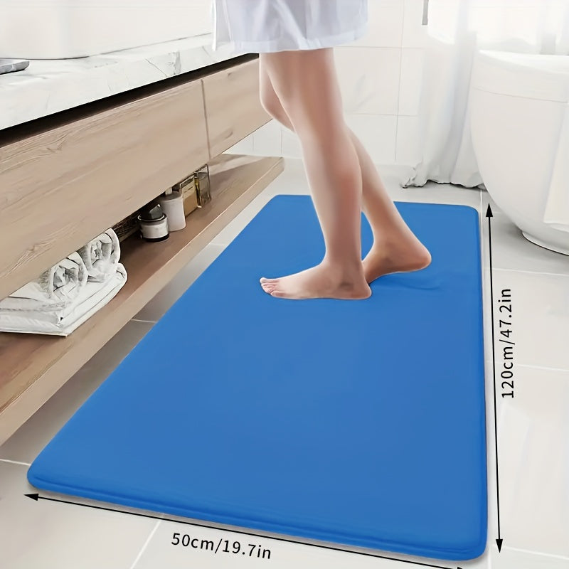 Coral Fleece Non-slip Quick-Drying Bath Mat for Bathroom Kitchen Laundry Bedroom