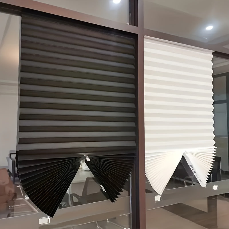 Wireless Blackout Louver Curtain for Living Room Office Home Decor
