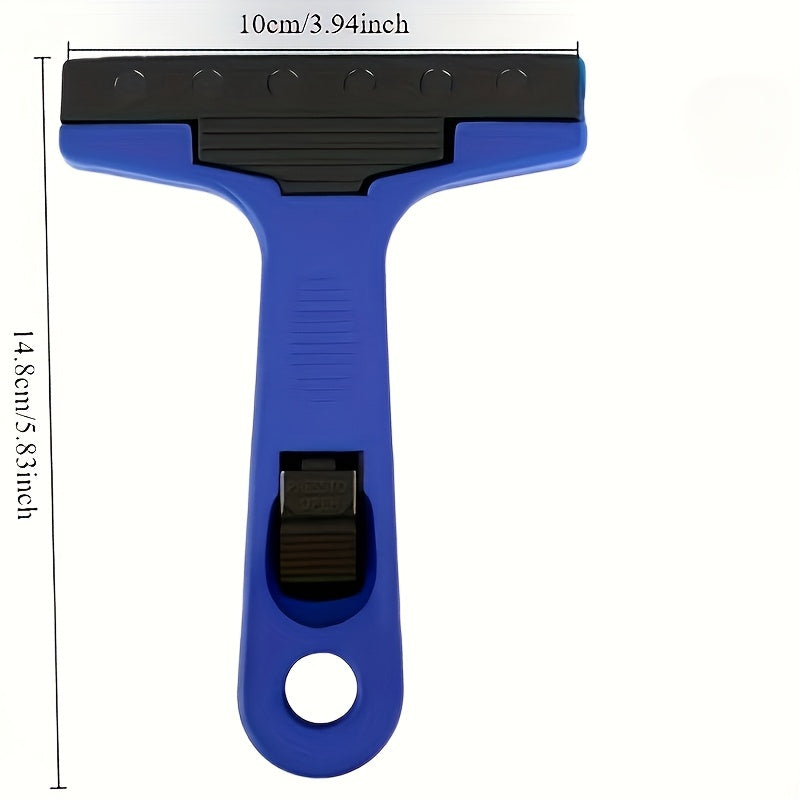 Cleaning Tool Set with 4-Inch Knife and 10 Blades for Glass, Floor, Wallpaper