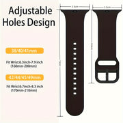 Ikki yumshoq silikon sport soat bilaguzuklari Apple Watch uchun qora va oq ranglarda, suv o'tkazmaydigan va sozlanadigan, iWatch Ultra, SE, Series 1-9 (38mm-49mm) bilan mos keladi. Erkaklar va ayollar uchun mos.