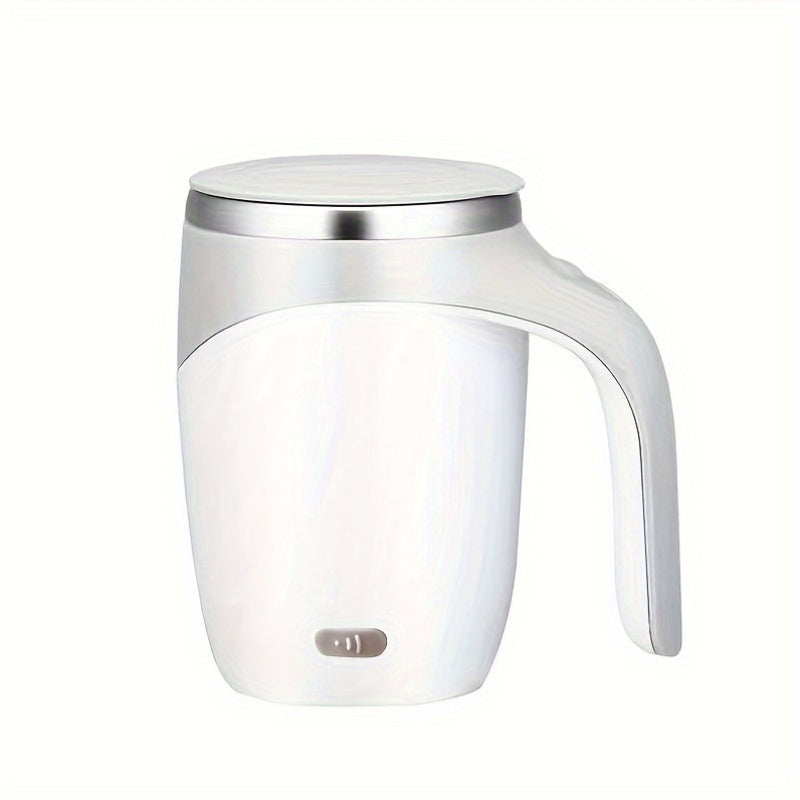 Self-Stirring Coffee Mug 380ml USB Rechargeable Stainless Steel with Lid